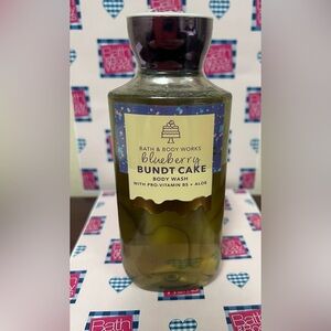 Bath & Body Works.  Body wash.  Blueberry Blunt Cake